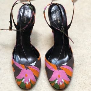 Kate Spade Floral Heels